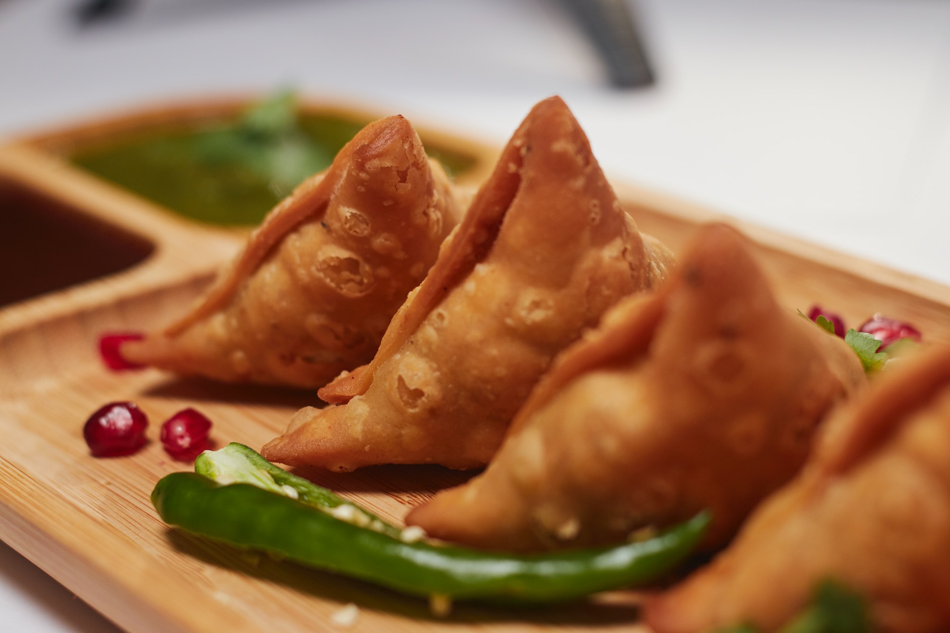 Samosas in top 10 Indian Foods